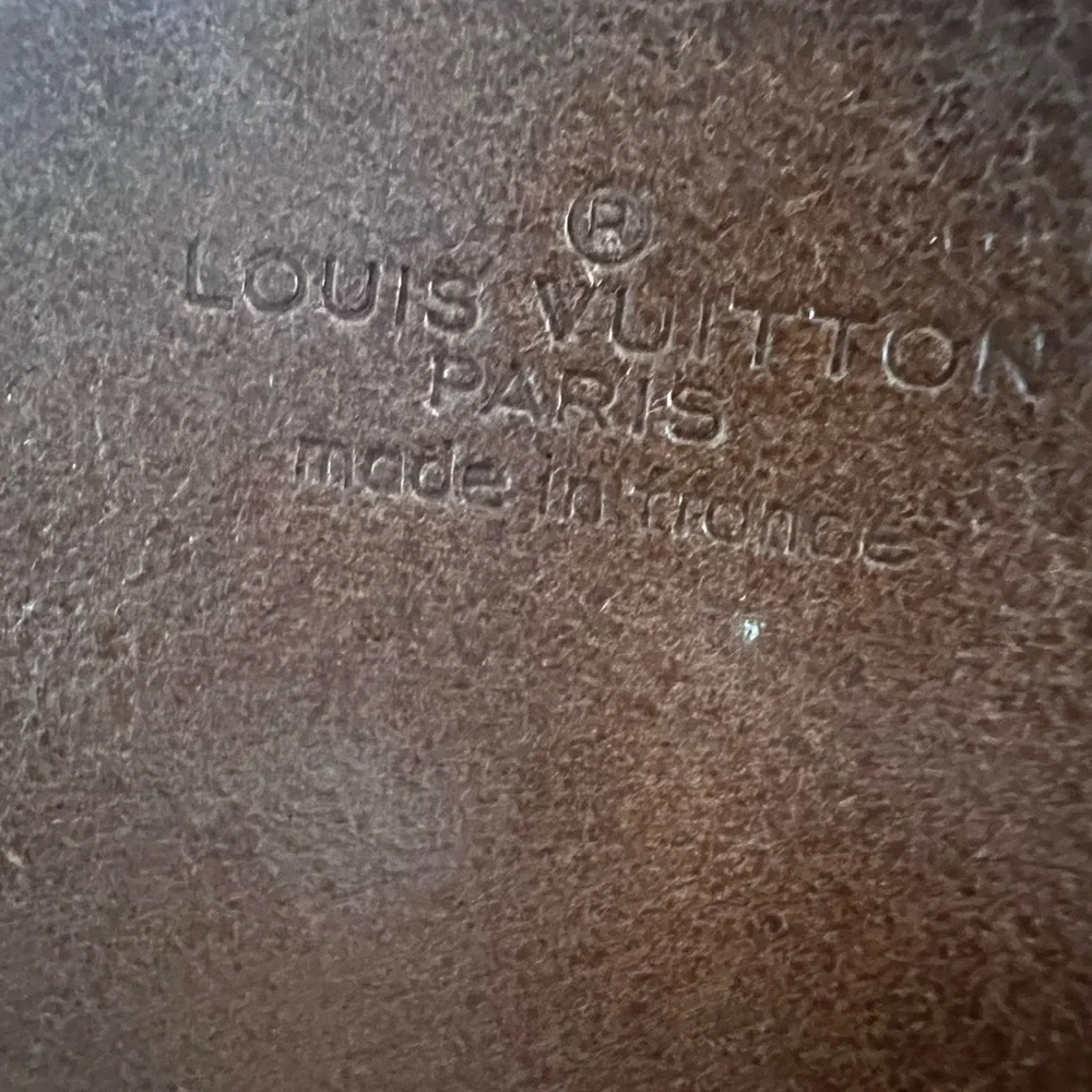 Vintage Louis Vuitton LV Monogram Cartouchière GM Tan and Brown Messenger Bag